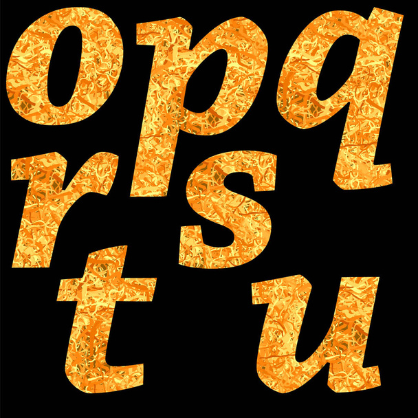 Жёлтые буквы алфавита
 - Вектор,изображение