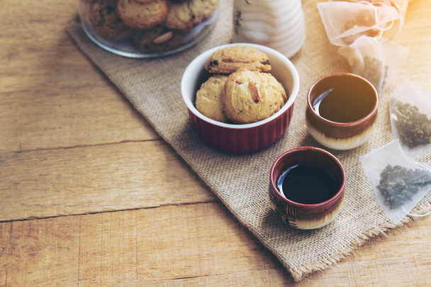 Tea and cookie - Foto, Imagem