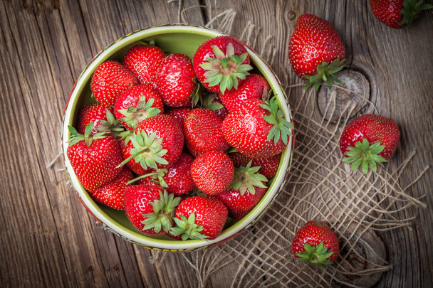 Bunch of ripe strawberrie. - Photo, Image