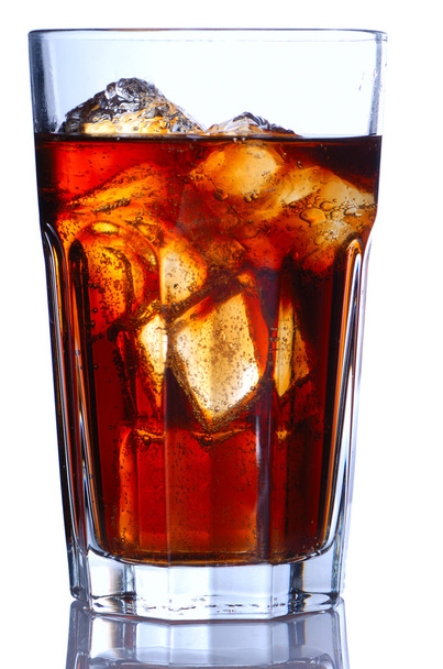 Glass with cola - Фото, зображення