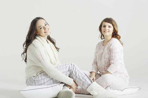 young women in pajamas - Valokuva, kuva