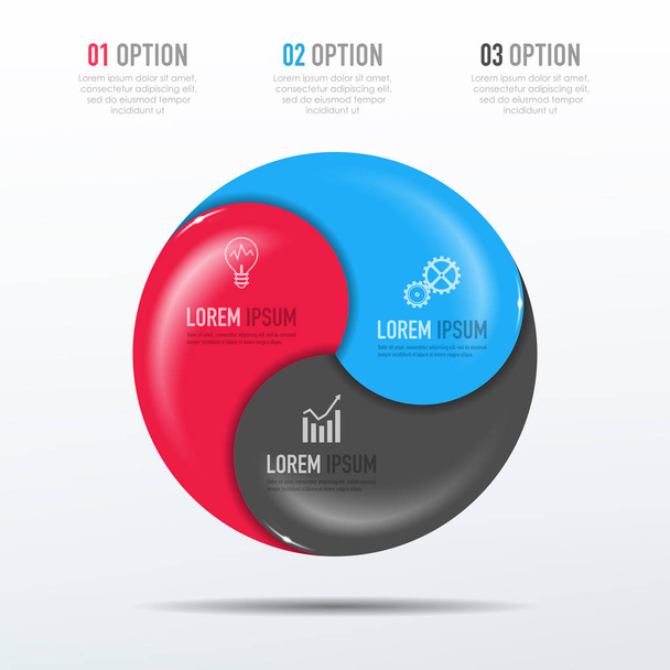 Business 3D infographic template - Vector, Image