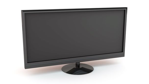 LCD-monitor tv in 3d - Foto, afbeelding