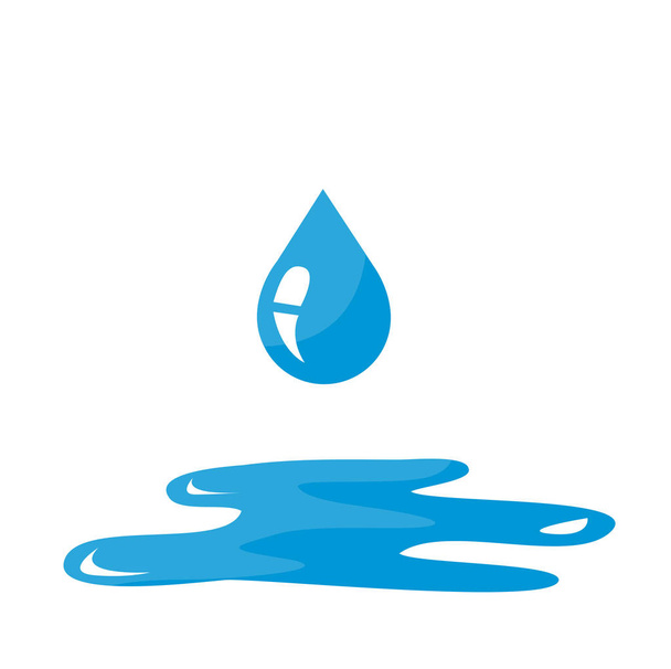 icono de gota de agua - Vector, Imagen