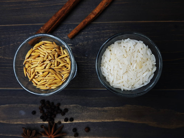 Pirinç ve çeltik ayrılmış gözlük - Fotoğraf, Görsel