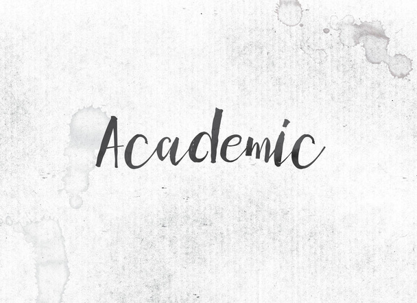Academic Concept Painted Ink Word and Theme - Photo, Image