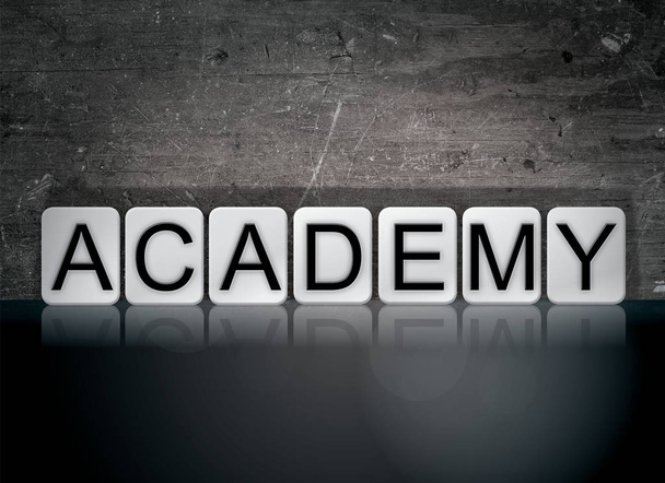 Academy Concept Tiled Word - Photo, Image