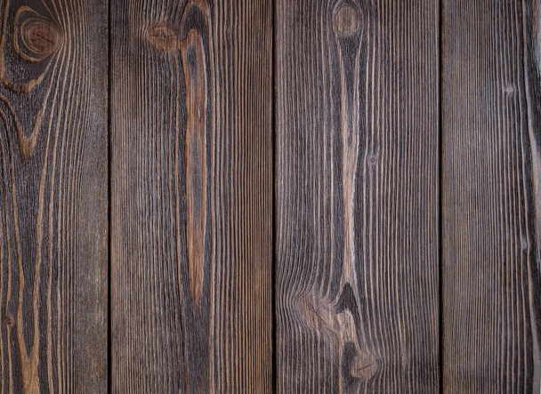 top view of brown wooden boards - Φωτογραφία, εικόνα