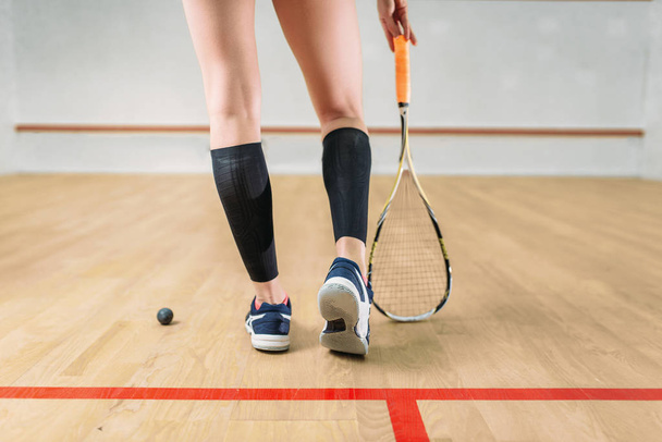 kadın squash oyuncusu - Fotoğraf, Görsel