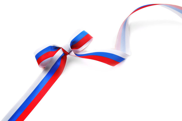 Ribbon bow in colors of flag - Foto, immagini