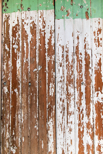 textura de madeira verde e branca velha
 - Foto, Imagem