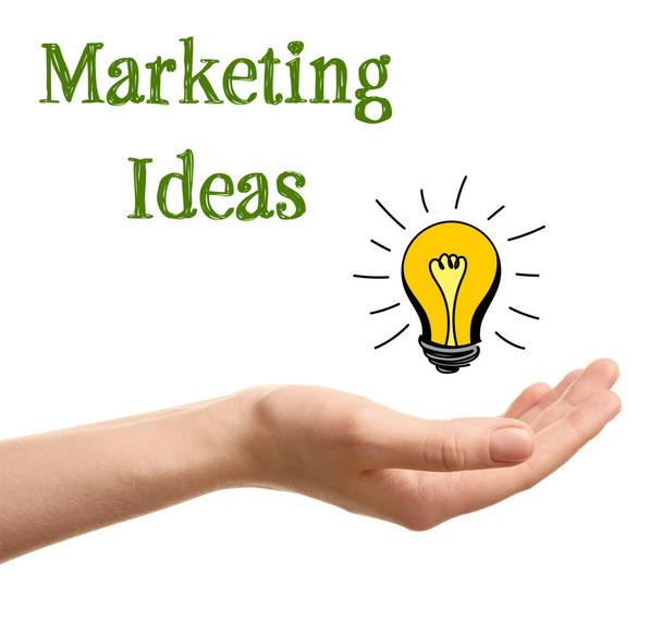 Marketing ötletek-koncepció.  - Fotó, kép