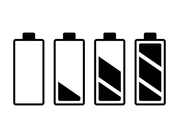 baterie nabíjení úrovni vektor symbol ikonu design. Krásné ilustrace - Vektor, obrázek