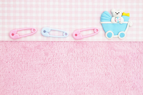 Régi divat pink baby háttér - Fotó, kép