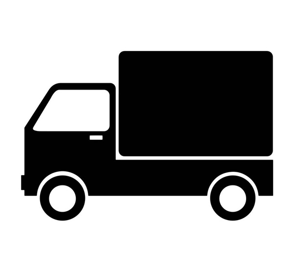nákladní auto s komoditami vektor - Vektor, obrázek