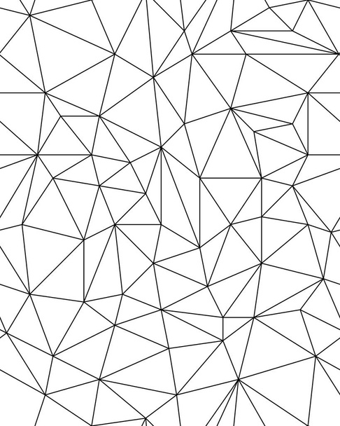 nahtloses polygonales Muster  - Vektor, Bild