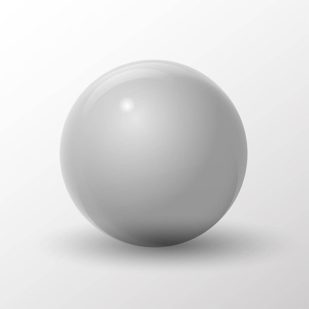 Vector illustration of a colorful glossy ball. - Vecteur, image