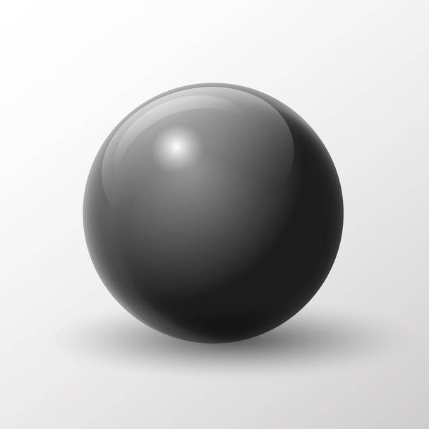 Vector illustration of a colorful glossy ball. - Vector, afbeelding