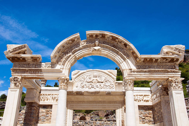 Temple of Hadrian, Ephesus, Turkey, - Photo, Image