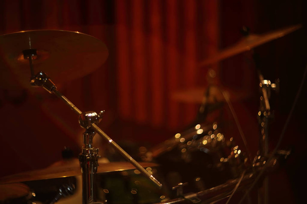 Drum set at studio - Foto, afbeelding