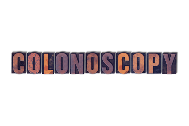 Colonoscopy Concept Painted Watercolor Word Art - Photo, Image