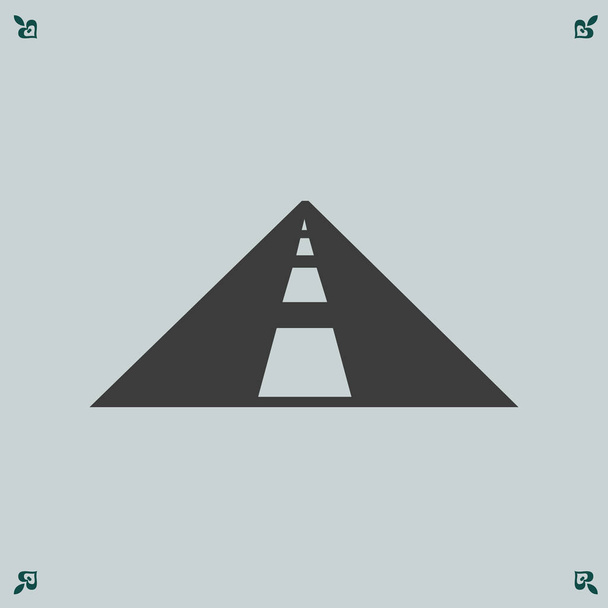 Icono de carretera ilustración
 - Vector, Imagen