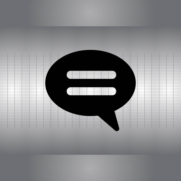 design do ícone de comentário
 - Vetor, Imagem