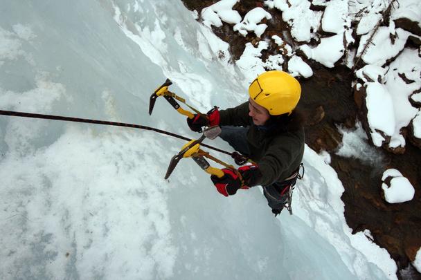 Ice climbing the North Caucasus. - 写真・画像