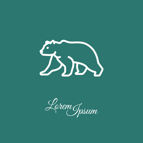 icona dell'orso selvatico
 - Vettoriali, immagini