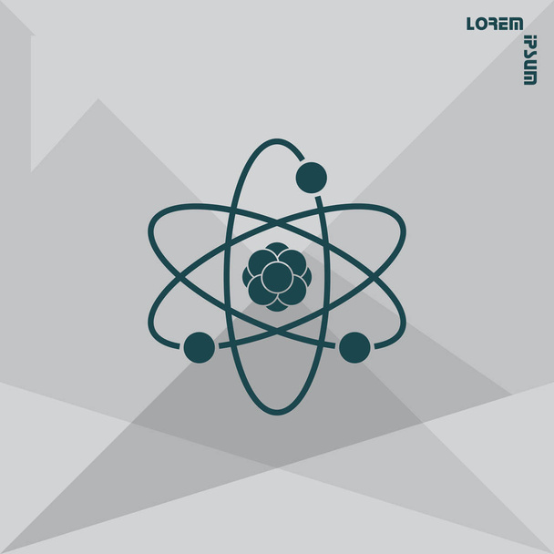 pictograph atom illusztráció  - Vektor, kép