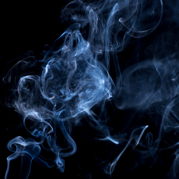 smoke on black background - Photo, Image
