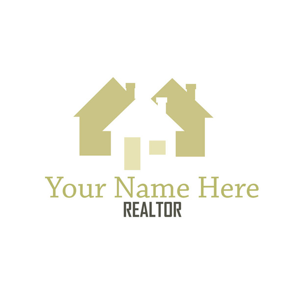 Tři domy Logo - Vektor, obrázek