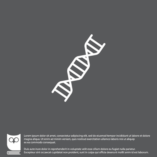 icône de molécule d'ADN - Vecteur, image