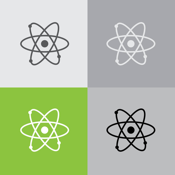 Pictograph of atom  illustration  - Vector, Image