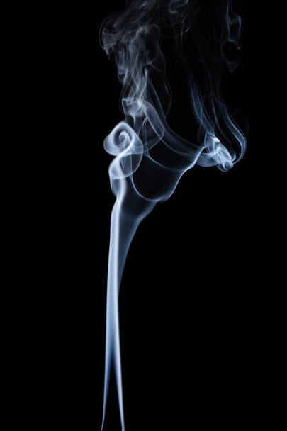 smoke on black background - 写真・画像