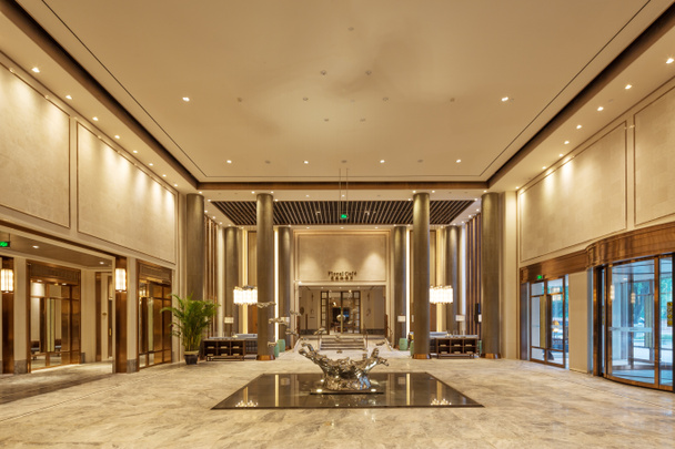 luxury hotel lobby interior - Photo, Image