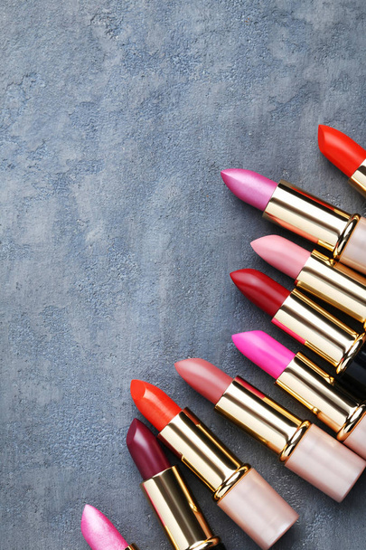 Colorful fashion lipsticks  - Фото, изображение