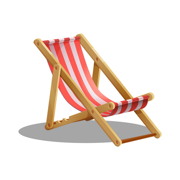 kreskówka krzesło beach  - Wektor, obraz