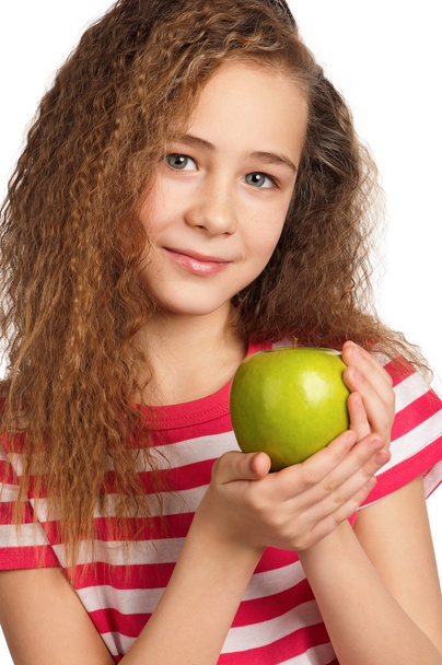 Girl with apple - Fotó, kép