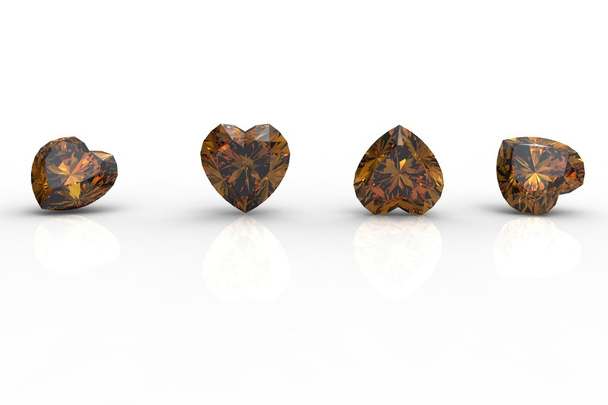 citrín. kolekce šperků drahokamů - Fotografie, Obrázek
