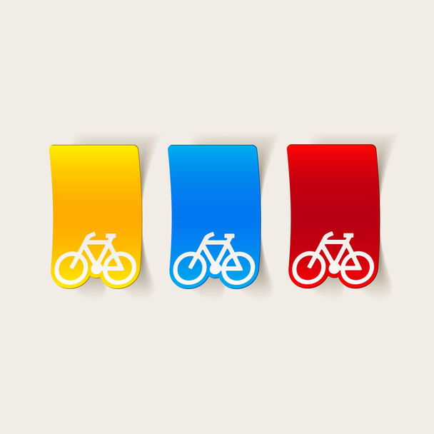 Ensemble d'icônes de vélo
 - Vecteur, image