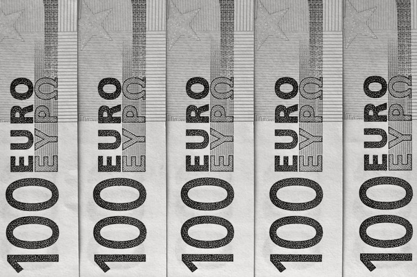 abstracte fragment het biljet van 100 euro - Foto, afbeelding