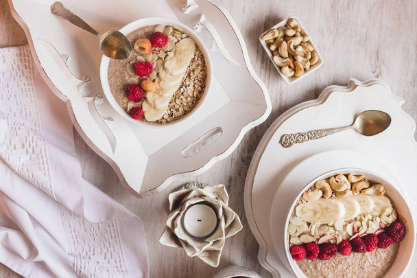 Healthy breakfast with granola - Photo, Image