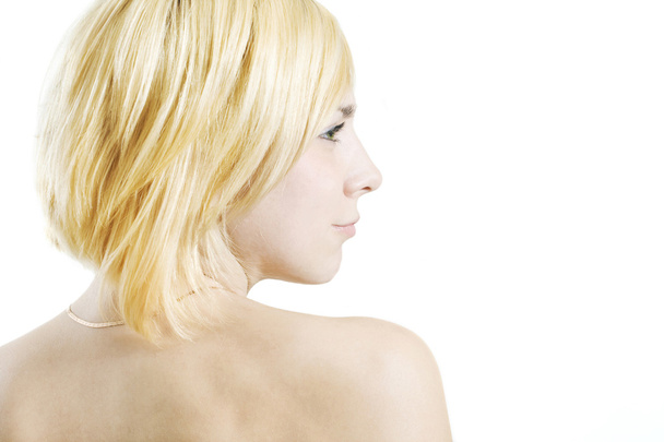 Blond profile - Foto, Imagem