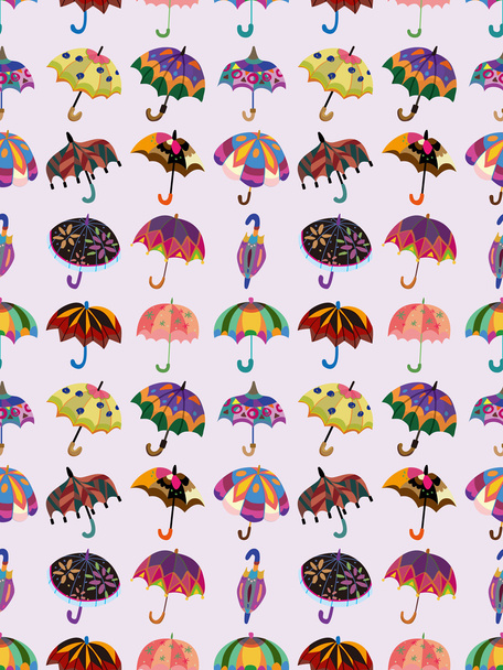 seamless umbrella pattern - Vetor, Imagem