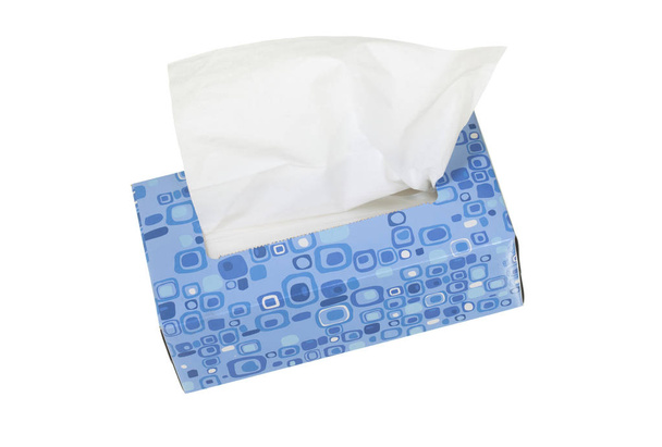 Box with Facial Tissues - Photo, Image