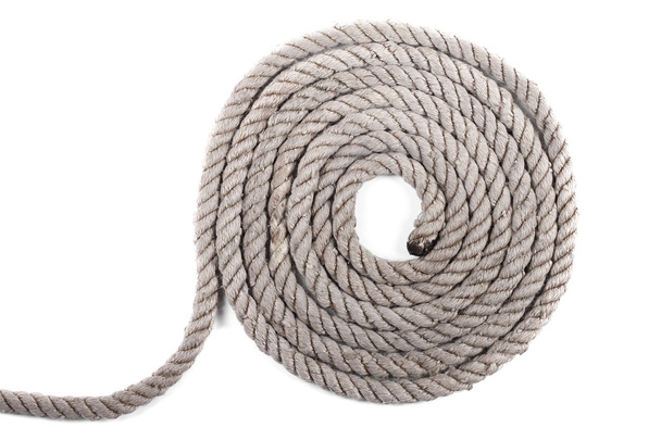 Roll of nautical rope - Foto, Bild