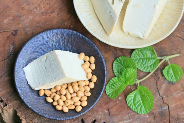 Tofu und Sojabohnen - Foto, Bild