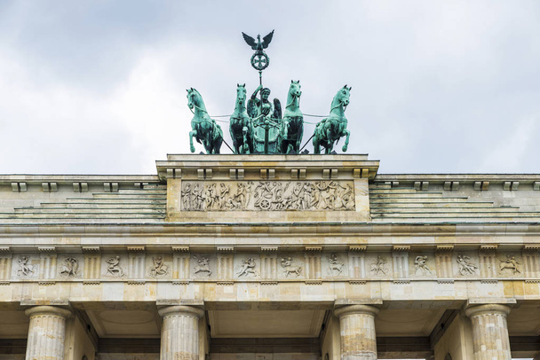 Brandenburg gate in Berlin, Germany - Фото, зображення
