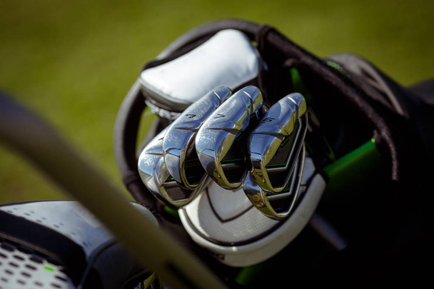 Palos de golf en bolsa
 - Foto, Imagen